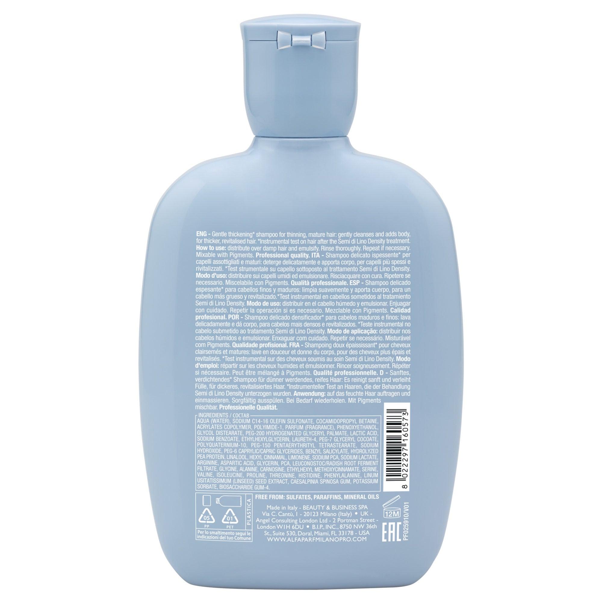 Alfaparf Semi di Lino Density Thickening Low Shampoo 250ml - Capelli F