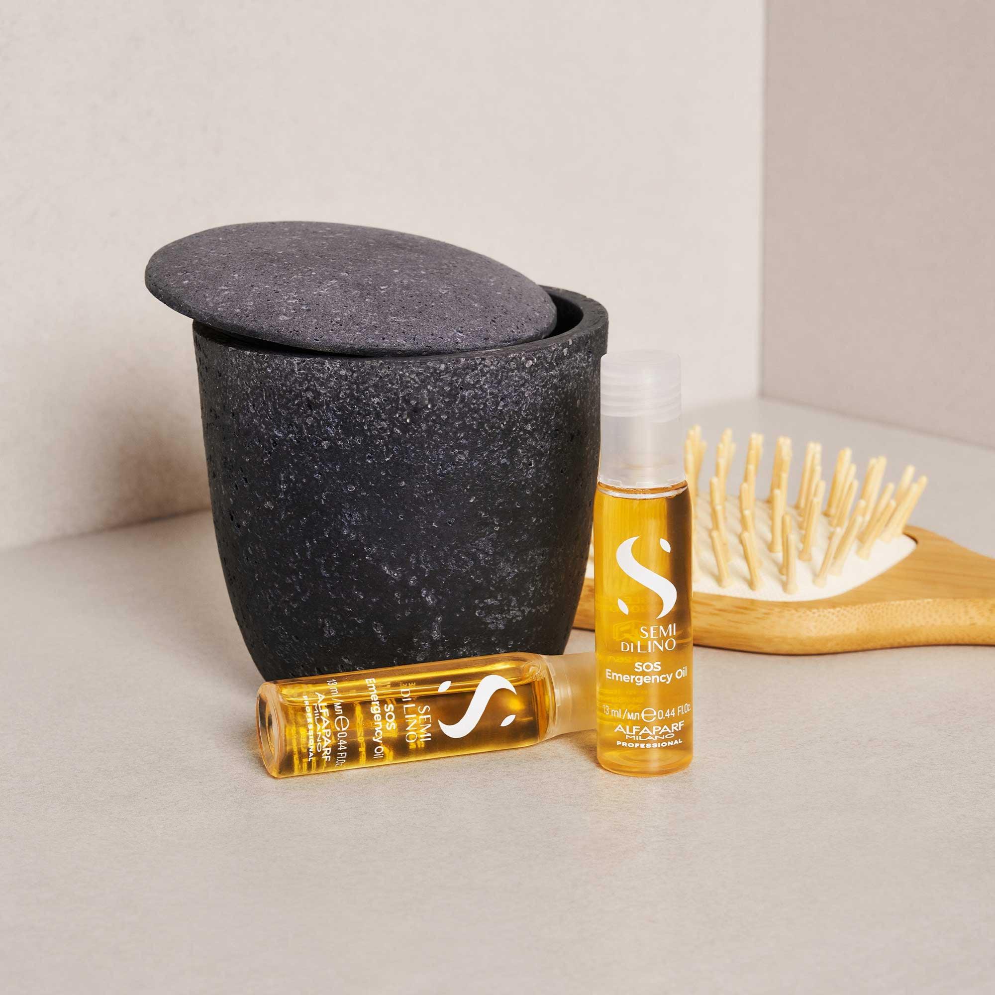 Alfaparf Semi di Lino SOS Emergency Oil - Trattamento Professionale di