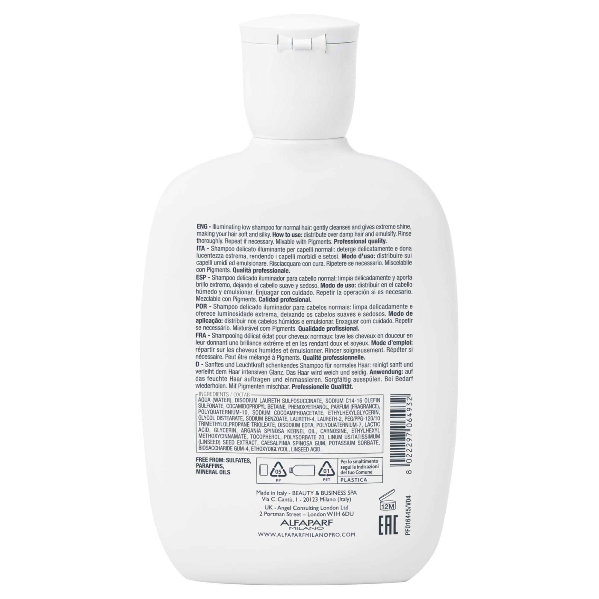 Alfaparf Semi di Lino Illuminating Low Shampoo Senza Solfati 250ml - T