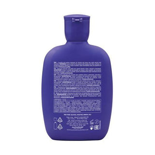 Alfaparf Semi di Lino Anti-Yellow Low Shampoo 250ml - Champú anti-amarillo para cabellos rubios y plateados