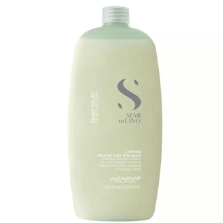 Alfaparf Semi di Lino Calming Micellar Low Shampoo 1000ml - Shampoo Delicato Lenitivo per Cute e Capelli Sensibili 