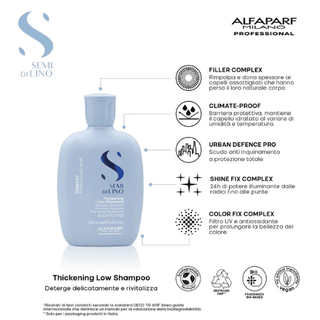 Alfaparf Semi di Lino Density Thickening Low Shampoo 250ml