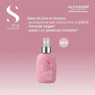 Alfaparf Semi di Lino Nutritive Detangling Fluid 125 ml – Leave-in-Entwirrungsfluid für trockenes Haar