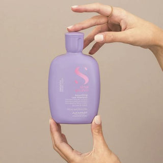 Alfaparf Semi di Lino Smoothing Low Shampoo 250ml - Shampoo Lisciante per Capelli Crespi