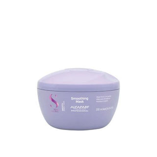 Alfaparf Semi di Lino Smoothing Mask 200ml - Maschera Lisciante per Capelli Crespi