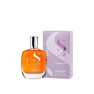 Alfaparf Semi di Lino Smoothing Oil 100ml - Olio Lisciante per Capelli Crespi