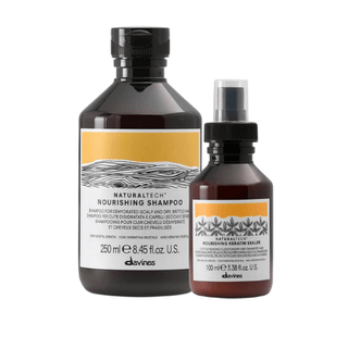 Davines Kit Nourishing Ristrutturante Shampoo e Keratin Sealer 250ml - Capelli Secchi e Danneggiati