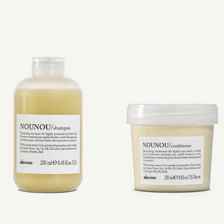 Davines Nounou Kit Shampoo e Balsamo 250ml per capelli danneggiati dal colore