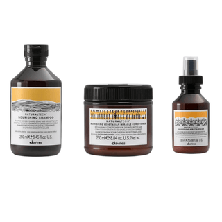 Davines Nourishing Set Shampoo Balsamo e Fluido per capelli secchi