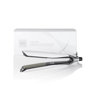 GHD Chronos Styler | Piastra Capelli Professionale Bianca | Pochette Termoresistente | Celebre Store