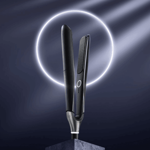 GHD Chronos Styler - Piastra per Capelli Professionale Nera con Pochet