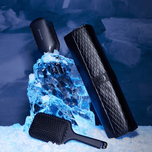 GHD Duet Style Gift Set Iced Luxe - Piastra e Asciugacapelli 2 in 1 e