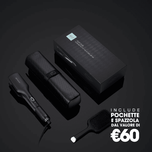 GHD Duet Style Gift Set Iced Luxe - Piastra e Asciugacapelli 2 in 1 e