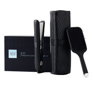 GHD Gold Styler Gift Set Natale 2024  Piastra con Pochette e Spazzola Paddle Brush Inclusi | Celebre Store