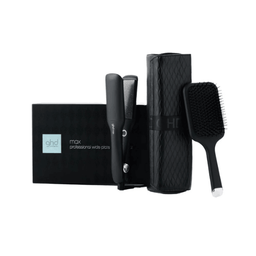 GHD Max Styler Gift Set Regalo – Piastra Spazzola e Pochette in Omaggi