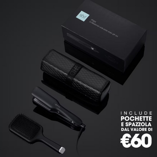 GHD Max Styler Gift Set Regalo | Piastra pochette puddle brush | Celebre Store