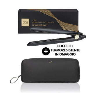 GHD Mini Styler | Piastra Professionale Capelli Pochette Termoresistente | Celebre Store