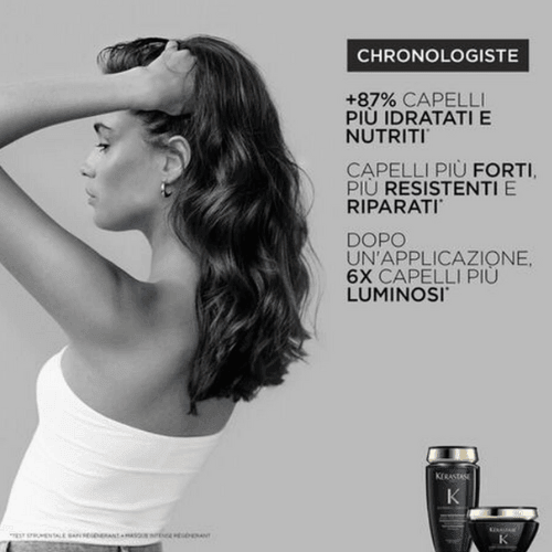 Kerastase Chronologiste Maschera Intensa Regenerante 200ml - Rivitalizzazione Anti-Età per Tutti i Tipi di Capelli