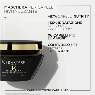 Kerastase Kit Chronologiste - Cofanetto regalo - Set 3 pezzi rivitalizzante anti-età Shampoo balsamo e termoprotettore