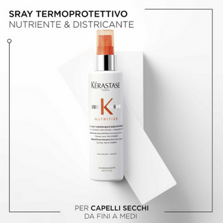 Kerastase Kit Nutritive - Cofanetto regalo - Set 3 pezzi per capelli secchi - Shampoo e balsamo e termoprotettore