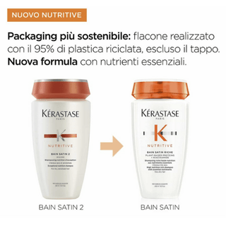 Kerastase Nutritive Bain Satin RIche 250ml - Shampoo per capelli molto secchi , nutriente , idratante