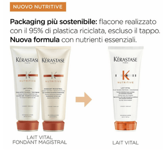 Kerastase Nutritive Lait Vital 200ml - Balsamo nutriente per capelli secchi e fini , rivitalizzante , nutriente