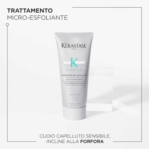 Kerastase Symbiose Micro-Peeling Cellulaire 200ml - Trattamento Antiforfora Micro-Esfoliante