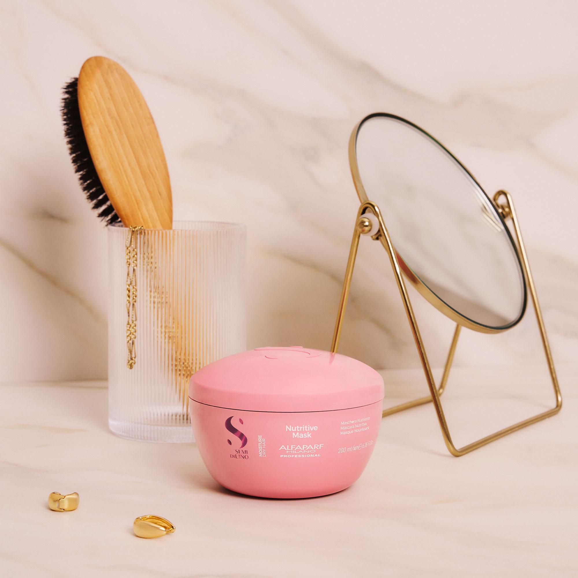 Alfaparf Semi di Lino Nutritive Mask 200ml - Maschera per Capelli Secc