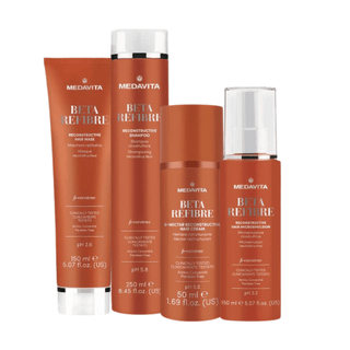 Medavita Beta Refibre Kit Completo - Riparazione Profonda per Capelli Danneggiati