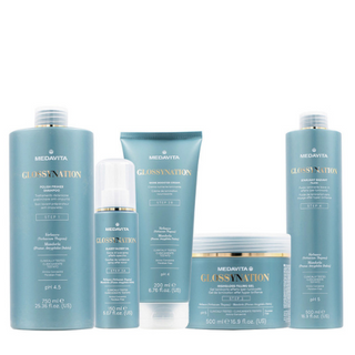 Medavita Glossynation Set Completo - Trattamento Laminazione Capelli