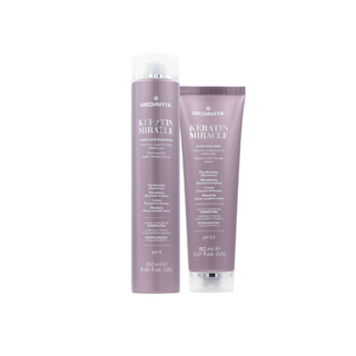 Medavita Keratin Miracle | Shampoo e Maschera | Kit Capelli Crespi