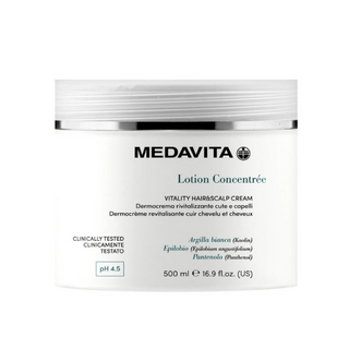 Medavita Lotion Concentree Vitality Hair & Scalp Cream 500ml - Dermocrema Rivitalizzante Anticaduta per Capelli