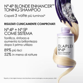 Olaplex Nº.4P Blonde Enhancer Toning Shampoo 250ml