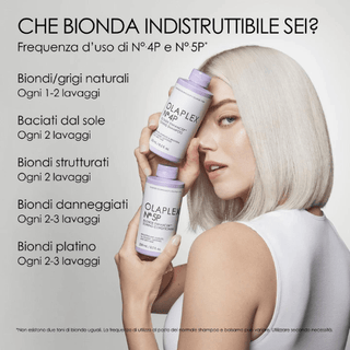 Olaplex Nº.5P Blonde Enhancer Toning Conditioner 250ml Balsamo per capelli biondi