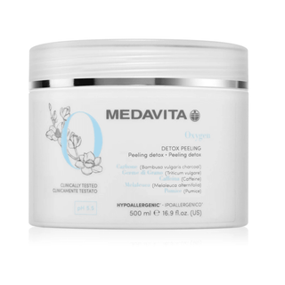 Medavita Oxygen Peeling detox regenerador y suavizante - para cabello con tendencia grasa y caspa 