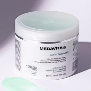 Medavita Lotion Concentree Vitality Hair & Scalp Cream 500ml - Dermocrema Rivitalizzante Anticaduta per Capelli