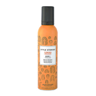 Alfaparf Style Stories Mousse Reafirmante 250 ml - Mousse Fijadora para Cabello Rizado