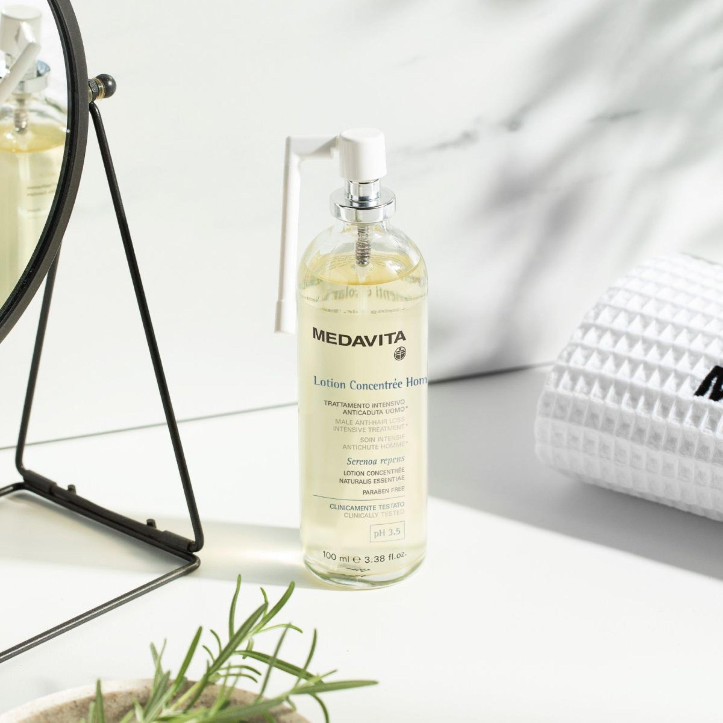 Medavita Trattamento Intensivo Anticaduta Uomo 100ml - Spray per la caduta dei capelli