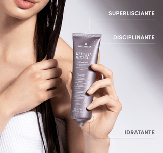 Medavita Keratin Miracle Sleek Hair Mask - Maschera superlisciante