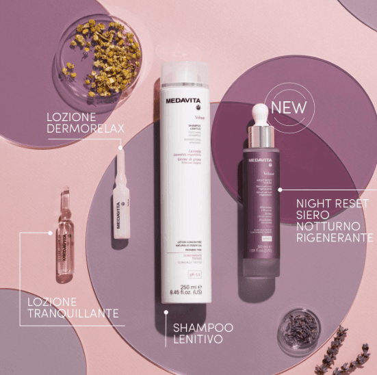 Medavita Velour Siero Night Reset Serum 50ml - Per capelli sensibili