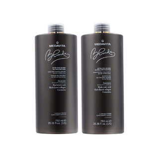 Medavita Black Blondie Extra Cool Blonde Set – Neutralisierendes Shampoo 750 ml und Maske 750 ml