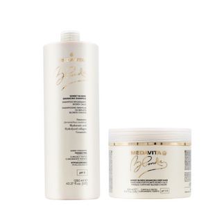 Set Medavita Blondie Sunset-Shampoo e Maschera | Capelli Biondi Caldi