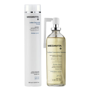 Set Shampoo e Spray Anticaduta Uomo | Medavita Lotion Concentre