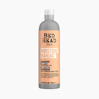 TIGI Bed Head Moisture Maniac Shampoo ohne Sulfate 750 ml – tiefe Feuchtigkeitsversorgung für trockenes Haar