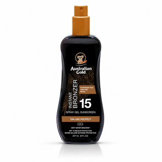 Australian Gold SPF15 Spray Gel with Bronzer 237 ml
