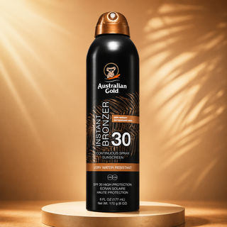 Australian Gold SPF30 Instant Bronzer Continuous Spray 177 ml
