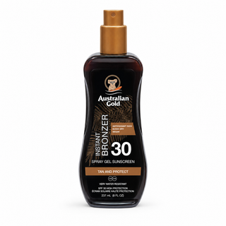 Australian Gold SPF30 Spray Gel with Bronzer 237 ml