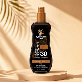 Australian Gold SPF30 Spray Gel with Bronzer 237 ml