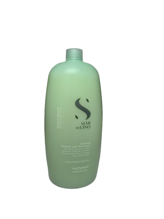 Alfaparf Semi di Lino Calming Micellar Low Shampoo 1000ml - Shampoo Delicato Lenitivo per Cute e Capelli Sensibili 