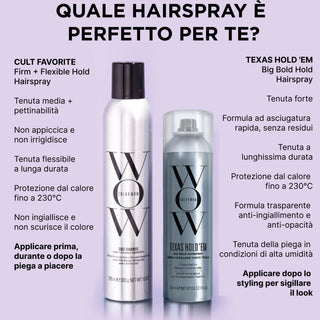 Color Wow Texas Hold'Em Big Hold Hairspray 234ml - Lacca Capelli Forte